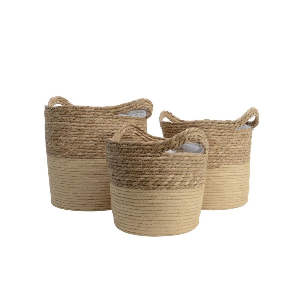 SET 3 CESTI BEIGE H31 D33